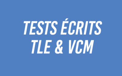Liste des candidats convoqués au tests des formations TLE et VCM