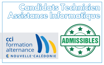 Liste des candidats admissibles en formation Technicien Assistance Informatique